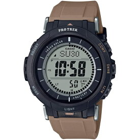 国内正規品 CASIO PRO TREK カシオ プロトレック デジタル デュラソフトバンド タフソーラー ブラウン メンズ腕時計 PRG-30-5JF