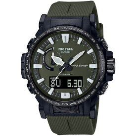 国内正規品 CASIO PRO TREK カシオ プロトレック クライマーライン バイオマスプラスチック グリーン メンズ腕時計 PRW-61Y-3JF
