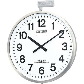 【4/24 20:00~4/27 9:59限定最大100%ポイントバック】CITIZEN シチズン クロック 屋外用電波掛け時計 省エネタイプ ポールウェーブSF 4MY611-N19