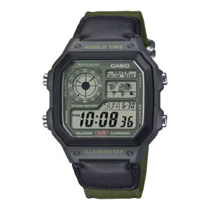 yIm1/2|CgobNCPzKi CASIO Collection JVI RNV @\ dr O[ fW^ Yrv AE-1200WHUB-3AJF
