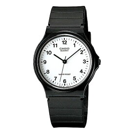 国内正規品 CASIO Collection カシオ コレクション 薄型 シンプル ブラック ユニセックス腕時計 MQ-24-7BLLJH