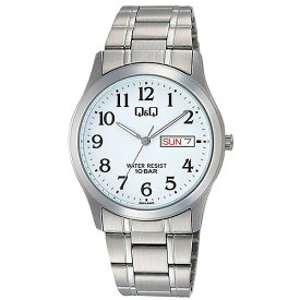 シチズン Q&Q チプシチ アナログ表示 シルバー メンズ腕時計 W472-204