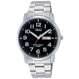 シチズン Q&Q チプシチ アナログ表示 シルバー メンズ腕時計 W474-205