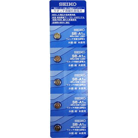 SEIKO セイコー 酸化銀電池 腕時計用 体温計用 1.55V SR41SW SBA1M 5コセット