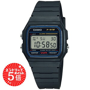 �y10���܂�!�G���g���[�Ń|�C���g5�{�z�������K�i CASIO Collection �J�V�I �R���N�V���� �x�X�g�Z���[ �y�� ���^ �u���b�N ���j�Z�b�N�X�r���v F-91W-1JH