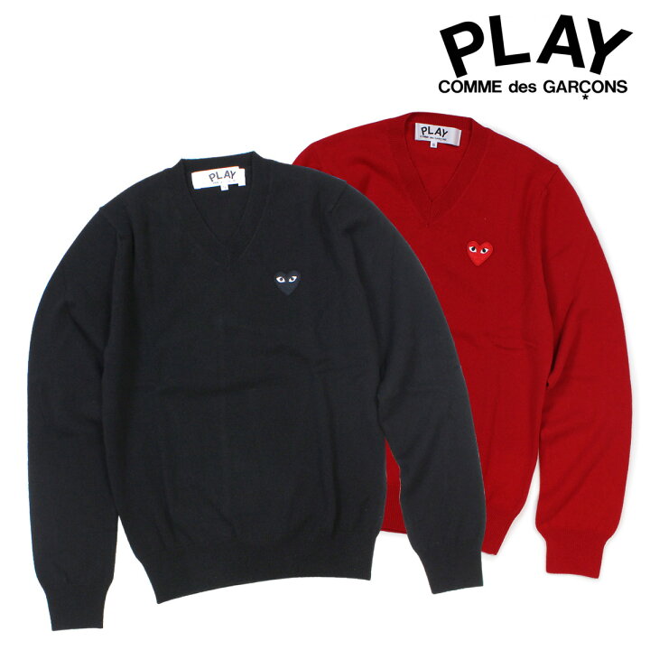 楽天市場】PLAY COMME des GARCONS HEART PULLOVER コムデギャルソン 