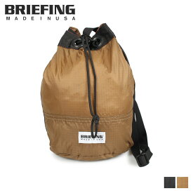 BRIEFING RIPSTOP DRAWSTRING ブリーフィング リップストップ ドローストリング バッグ ショルダーバッグ メンズ レディース ブラック ブラウン 黒 BRL181201