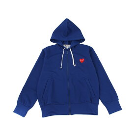 【最大1000円OFFクーポン配布中】PLAY COMME des GARCONS HOODIE プレイ コムデギャルソン パーカー スウェット フルジップ メンズ レディース ブラック グレー ブルー 黒 T172