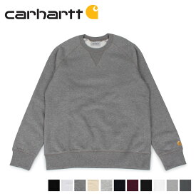 carhartt WIP CHASE SWEAT SHIRT カーハート トレーナー スウェット メンズ 無地 ブラック ライト グレー ダークグレー ベージュ 黒 I026383