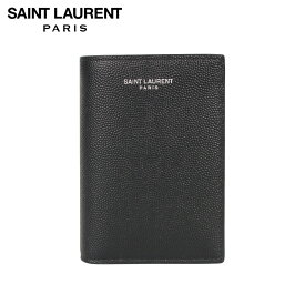【最大1000円OFFクーポン配布中】 SAINT LAURENT PARIS CARD WALLET サンローラン パリ 財布 二つ折り メンズ ブラック 黒 607051BTY0N