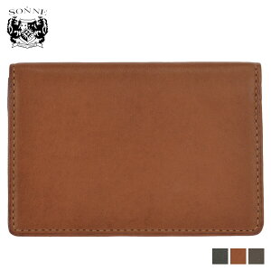SONNE SCHAF CARD HOLDER �]���l ���h���� �J�[�h�P�[�X �����Y �u���b�N �u���E�� �� SOS004A