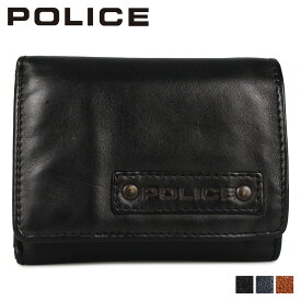 POLICE LAVARE WALLET ポリス 財布 二つ折り メンズ ラヴァーレ ブラック ネイビー キャメル 黒 PA-59605