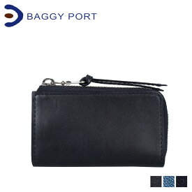 【最大1000円OFFクーポン配布中】 BAGGY PORT KOI KEY CASE バギーポート キーケース キーホルダー メンズ レディース L字ファスナー 4連 ネイビー ブルー ダークブルー ZYS093