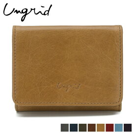 Ungrid TRI-FOLD MINI WALLET アングリッド 財布 ミニ財布 三つ折り レディース グレー ネイビー カーキ ブラウン キャメル レッド ライト ブルー パープル UNG-50870