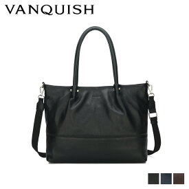 【最大1000円OFFクーポン配布中】 VANQUISH TOTE BAG ヴァンキッシュ バッグ トートバッグ ショルダーバッグ メンズ 2WAY ブラック ネイビー ブラウン 黒 VQM-41950