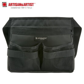 【最大1000円OFFクーポン配布中】 ARTISAN&ARTIST MAKEUP WAIST BAG L アルティザン&アーティスト バッグ ウエストバッグ ポーチ コスメポーチ レディース スタジオバッグ ヘアメイク ブラック 黒 XWM-PF311 母の日