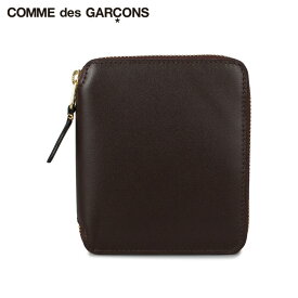 COMME des GARCONS CLASSIC コムデギャルソン 財布 二つ折り メンズ レディース ラウンドファスナー ブラウン SA2100