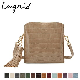 Ungrid MAD CROCO BIG TASSEL BAG アングリッド バッグ ショルダーバッグ レディース ブラック アイボリー グレー ベージュ カーキ ブラウン キャメル ワイン オレンジ パープル 黒 UNG-51950