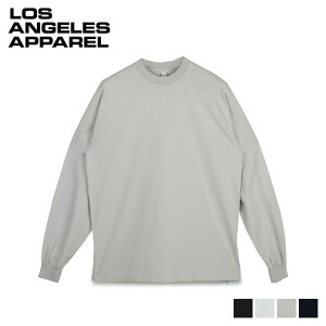 LOS ANGELES APPAREL 6.5 OZ LS GARMENT DYE T-SHIRT ���T���[���X�A�p���� T�V���c 6.5�I���X ���� ����T �J�b�g�\�[ �����Y ���f�B�[�X ���n �u���b�N �z���C�g �O���[ �l�C�r�[ �� �� 1807GD
