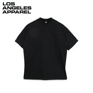 LOS ANGELES APPAREL 6.5 OZ SS GARMENT DYE POCKET T-SHIRT ���T���[���X�A�p���� T�V���c 6.5�I���X ���� �����Y ���f�B�[�X �|�P�b�g ���n �u���b�N �� 1809GD