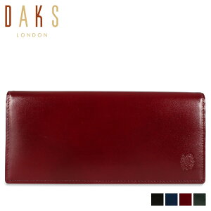 DAKS LONG WALLET �_�b�N�X �����z �����Y �{�v �u���b�N �l�C�r�[ ���C�� ���b�h �O���[�� �� DP38120