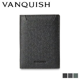 VANQUISH WALLET ヴァンキッシュ 二つ折り財布 メンズ 本革 ブラック ネイビー ダーク グリーン 黒 VQM-43290