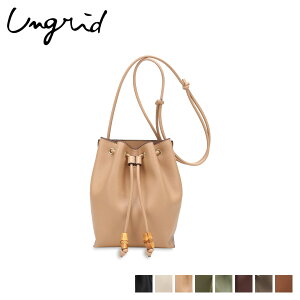 Ungrid BAMBOO TASSEL �A���O���b�h �o�b�O �V�����_�[�o�b�O ���f�B�[�X ������ �΂߂��� �u���b�N �A�C�{���[ �x�[�W�� �J�[�L �u���E�� �L������ �� UNG-52220B