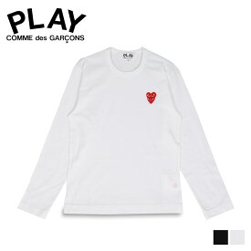 【最大1000円OFFクーポン配布中】 PLAY COMME des GARCONS LONG SLEEVE T-SHIRT プレイ コムデギャルソン Tシャツ 長袖 メンズ カットソー ロンT レッドハート ロゴ ブラック ホワイト 黒 白 T292