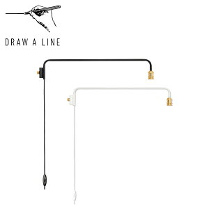 DRAW A LINE ドローアライン ランプアーム L ランプ 関節照明 ライト つっぱり棒 照明器具 縦取付専用 LED対応 アンティーク D-BLL