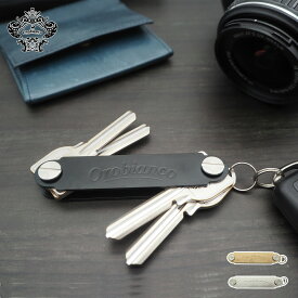 【最大1000円OFFクーポン配布中】 Orobianco KEY ORGANIZER オロビアンコ キーホルダー キーオーガナイザー キーリング メンズ ブラック ゴールド シルバー 黒 ORKY-002