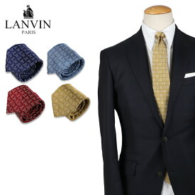 【最大1000円OFFクーポン配布中】 LANVIN PARIS NECKTIE ランバン パリス ネクタイ メンズ シルク ビジネス 結婚式 ブランド