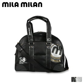 mila milan BABYLA BOSTON BAG ミラ・ミラン バッグ ボストンバッグ ショルダーバッグ バビラ メンズ レディース 2WAY 斜めがけ 撥水 大容量 ブラック ホワイト 黒 白 251301