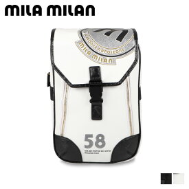 mila milan BABYLA ONE SHOULDER BAG ミラ・ミラン バビラ ワンショルダーバッグ バッグ ショルダーバッグ ボディバッグ メンズ レディース ブラック ホワイト 黒 白 251901