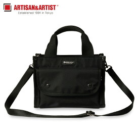 【最大1000円OFFクーポン配布中】 ARTISAN&ARTIST RECTANGULR 2WAY MINI BAG アルティザン&アーティスト ショルダーバッグ ハンドバッグ レディース 斜めがけ ブラック 黒 2WB-RM198 母の日