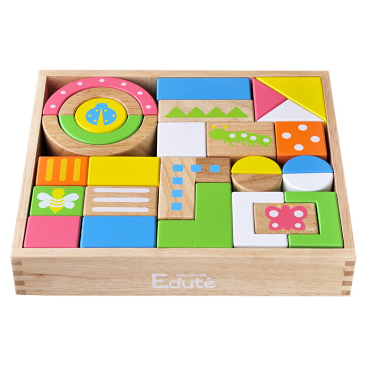 楽天市場】Edute SOUND BLOCS LARGE エデュテ 積み木 木のおもちゃ 