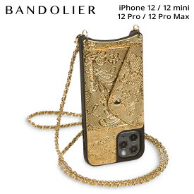 【最大1000円OFFクーポン配布中】 BANDOLIER LILY SIDE SLOT GOLD LACE バンドリヤー iPhone 12 mini iPhone 12 12Pro iPhone 12 Pro Max ケース スマホケース 携帯 ショルダー アイフォン リリー サイド スロット ゴールド レース メンズ レディース ゴールド 14LIL