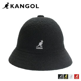 【最大1000円OFFクーポン配布中】 KANGOL BERMUDA CASUAL カンゴール ハット キャップ 帽子 バケットハット メンズ レディース ブラック ホワイト レッド 黒 白 195169015