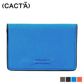 CACTA CHIP BUSINESS CARD CASE カクタ パスケース カードケース 二つ折り ID 定期入れ メンズ レディース 本革 グレー ネイビー ブルー オンレジ 2003