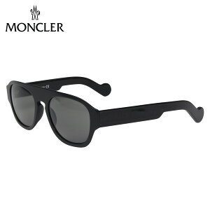 MONCLER SUNGLASSES モンクレール サングラス メンズ レディース UVカット ウェリントン ブラック 黒 ML0096