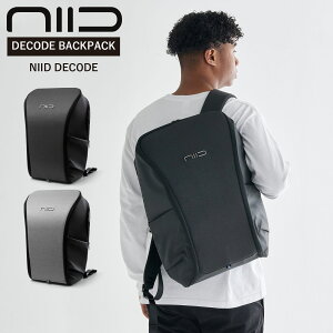 NIID DECODE BACKPACK �j�[�h �����b�N �o�b�O �o�b�N�p�b�N �f�R�[�h �����Y ���f�B�[�X 18L �u���b�N �O���[ ��