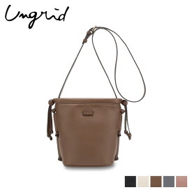 【最大1000円OFFクーポン配布中】 Ungrid MINI SHOULDER BAG アングリッド バッグ ショルダーバッグ レディース 斜めがけ 小さめ ブラック ホワイト ブラウン グレー ピンク 黒 白 UNG-52670B