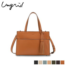 Ungrid BIG TASSEL HAND BAG アングリッド バッグ ハンドバッグ レディース 斜めがけ 2WAY ブラック ホワイト ブルー ベージュ カーキ ブラウン 黒 白 UNG-52770B