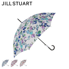 JILLSTUART ジルスチュアート 長傘 雨傘 ジャンプ傘 レディース 60cm 軽量 ブルー ピンク マルチ 1JI11042 母の日 母の日