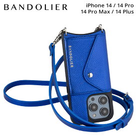 【最大1000円OFFクーポン配布中】 BANDOLIER DONNA SIDE SLOT METALLIC BLUE バンドリヤー iPhone 14 14Pro iPhone 14 Pro Max iPhone 14 Plus ケース スマホケース 携帯 ショルダー アイフォン メンズ レディース ブルー 14DON