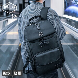 SIMCLEAR 2in1 2.0 POINT �V���N���A �����b�N �o�b�O �o�b�N�p�b�N �V�����_�[�o�b�O �����Y ���f�B�[�X �΂߂��� ���� �y�� TSUNAGU BAG �c�i�O�o�b�O �c�i�O 18L �u���b�N �� TSB07