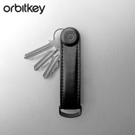Orbitkey KEY ORGANISER オービットキー キーオガナイザー 2.0 ベルトキーホルダー ベルトストラップ キーケース メンズ レディース 本革 ブラック 黒 LTHO-2