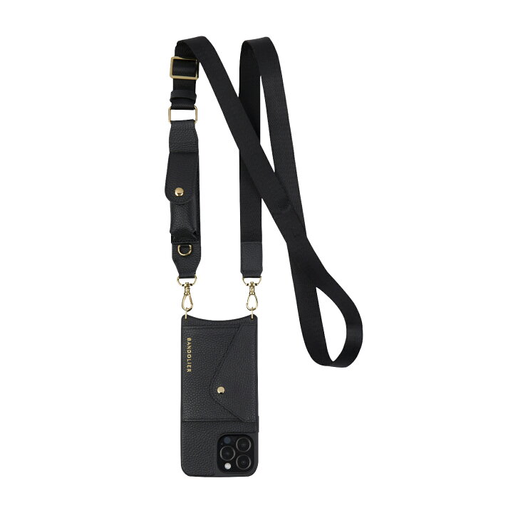 楽天市場】BANDOLIER LANA LIPSTICK STRAP BLACK バンドリヤー スマホ  