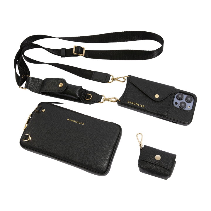 楽天市場】BANDOLIER LANA LIPSTICK STRAP BLACK バンドリヤー スマホ  