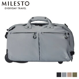 【最大1000円OFFクーポン配布中】MILESTO TROT ミレスト ダッフルバッグ ボストンバッグ ショルダー ダッフルキャリー トロット メンズ レディース 37L 斜めがけ 軽量 撥水 防水 ブラック グレー ベージュ 黒 MLS883