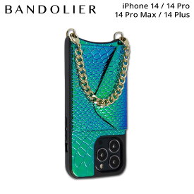 BANDOLIER ARIEL SIDE SLOT バンドリヤー iPhone 14 14Pro iPhone 14 Pro Max iPhone 14 Plus ケース スマホケース ハンドストラップ アイフォン メンズ レディース ブルーグリーン 14ARI